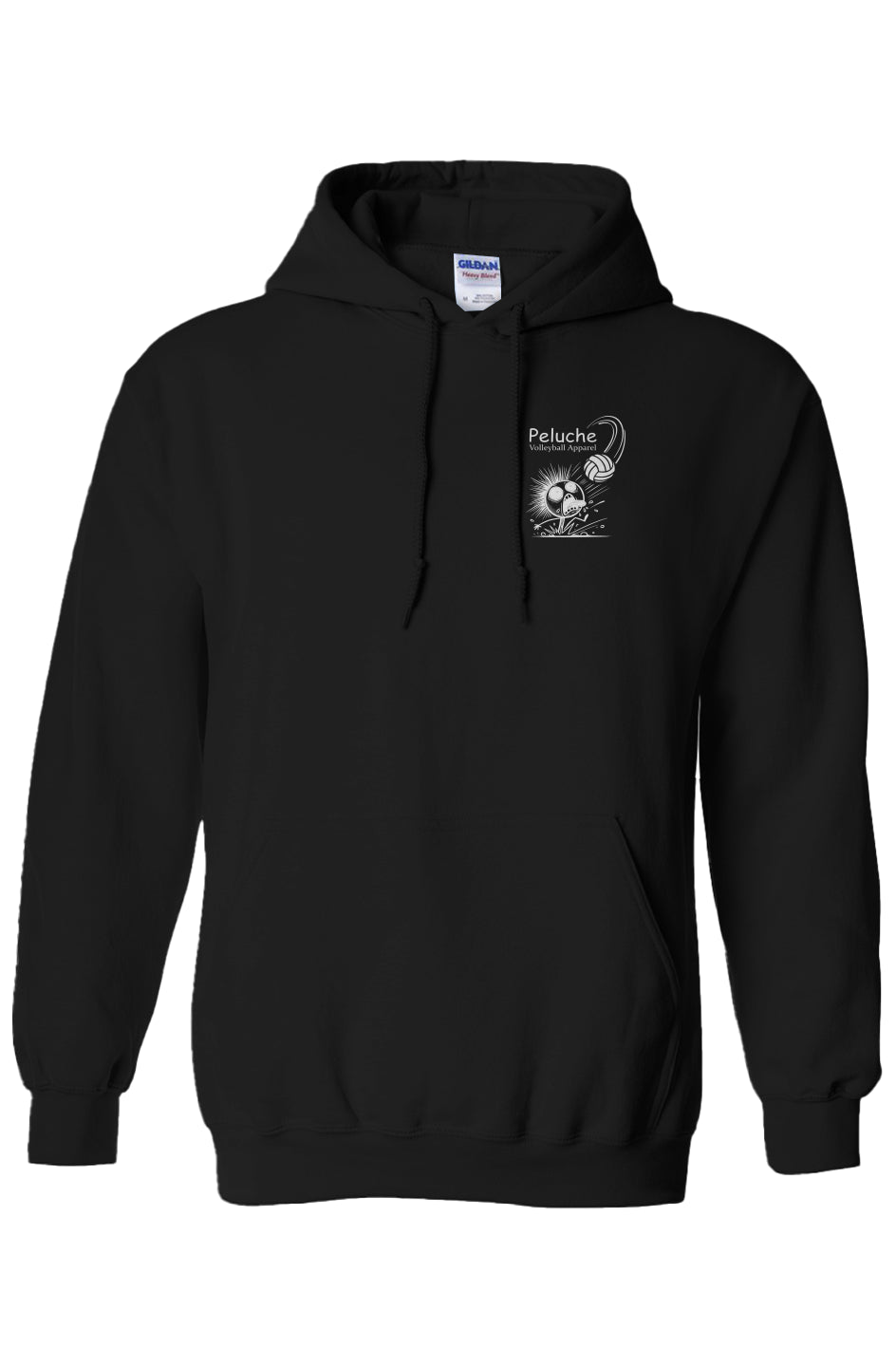 Gildan Heavy Blend Hoodie Speedy Delivery blk whi
