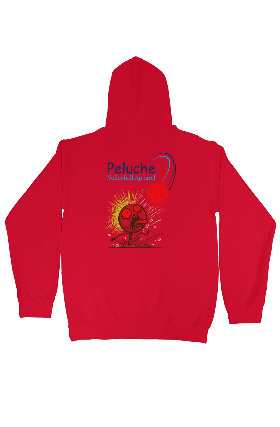 gildan pullover hoody Red color