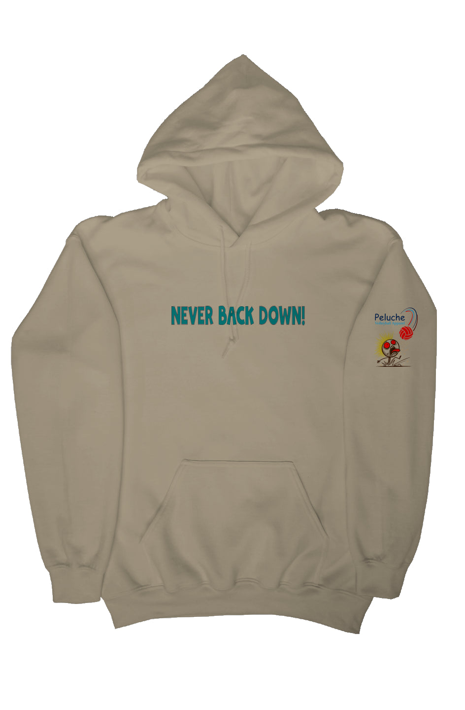 gildan pullover hoody green logo