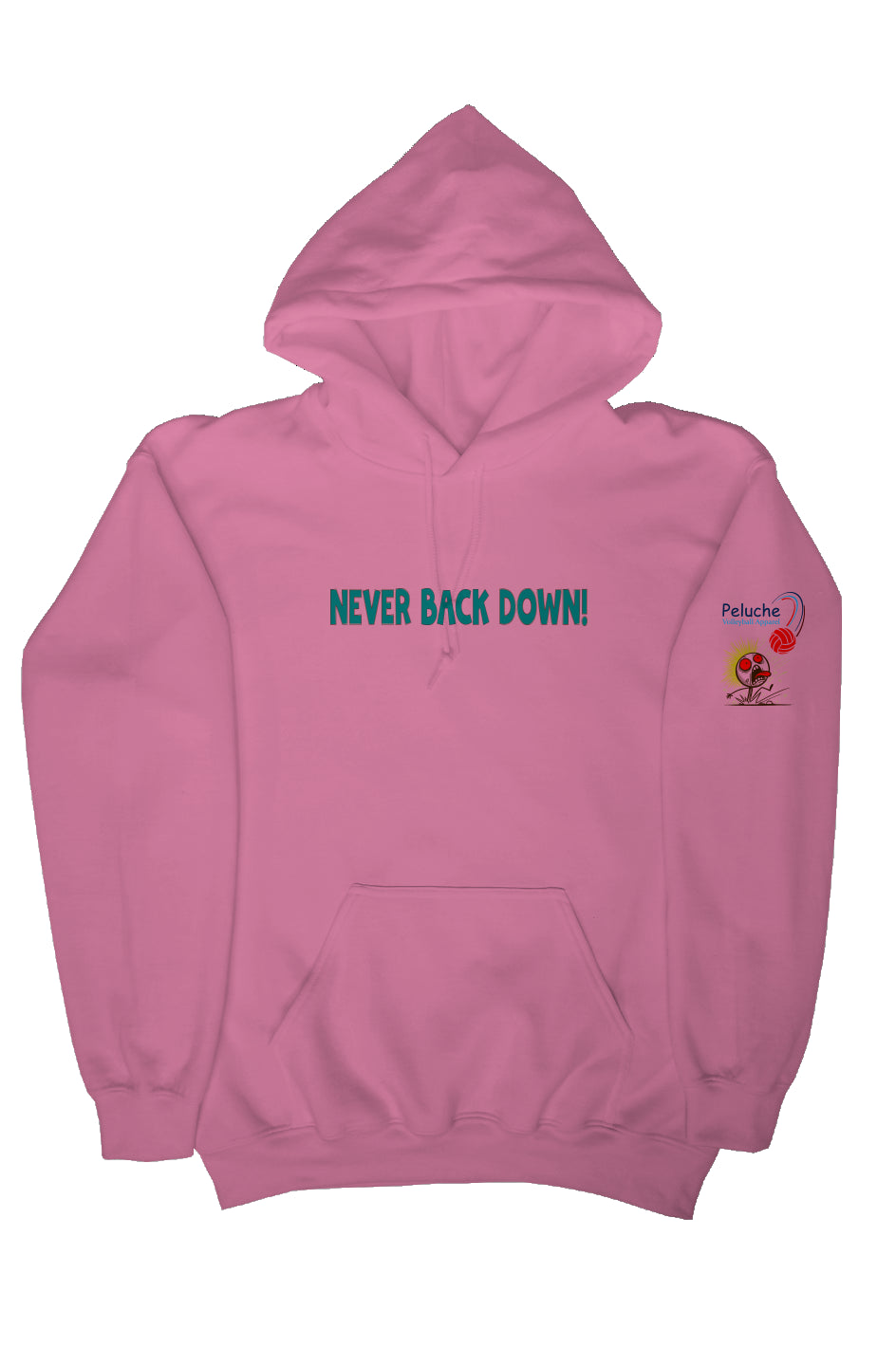 gildan pullover hoody dark pink nbd