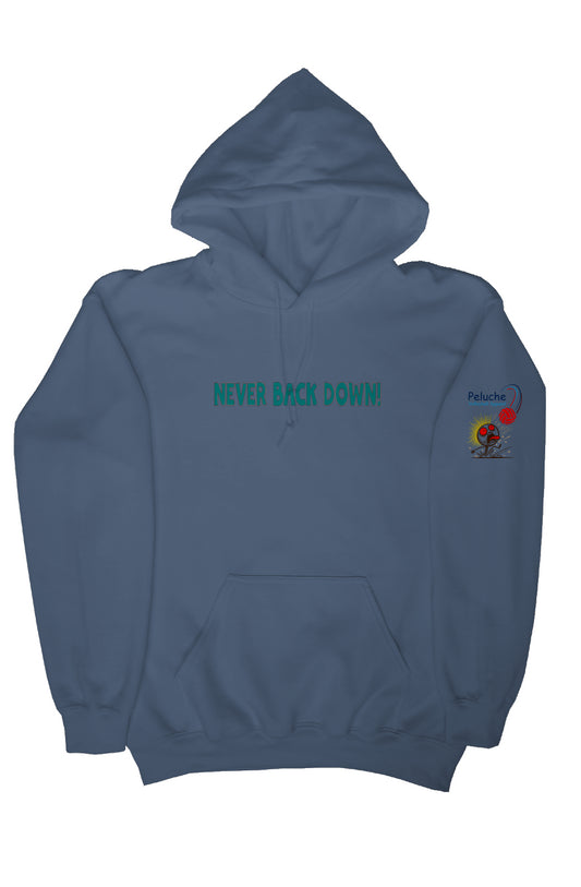 gildan pullover hoody indigo green