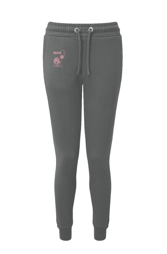 Ladies&amp;#39; Yoga Fitted Jogger Gray/Pink